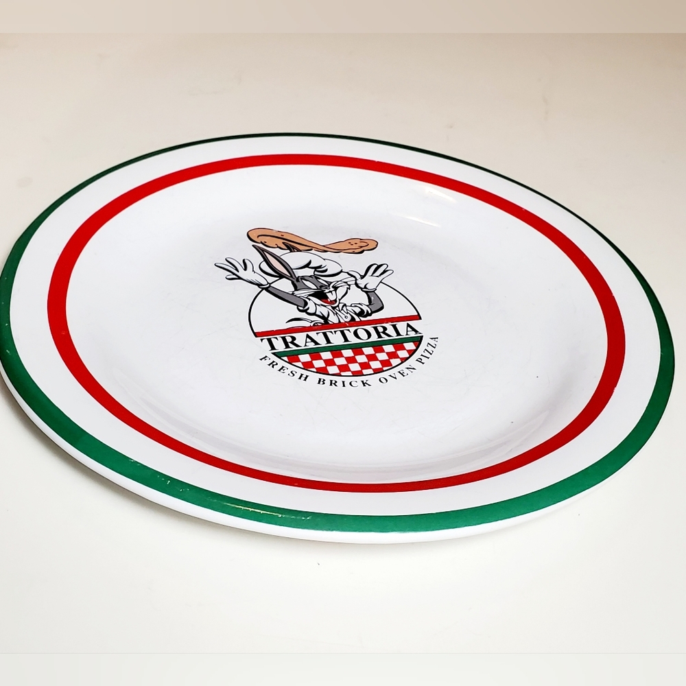 Vintage ACME Home Works Warner Bros. Trattoria Bugs Bunny 9.5" Dinner Plate 1993 - Picture 4 of 7
